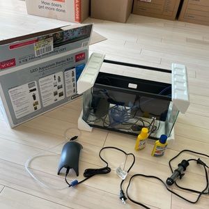 Led Aquarium Starter Kit +pump+heater+accessories